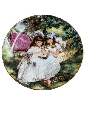Vintage 1992 Reco Sisters Storybook Memories Decorative Plate Sandra Kuck 3999MB